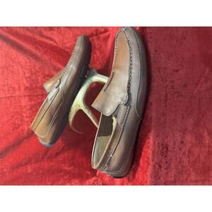 Men's Brown Leather Loafers Slip-Ons by Clarks